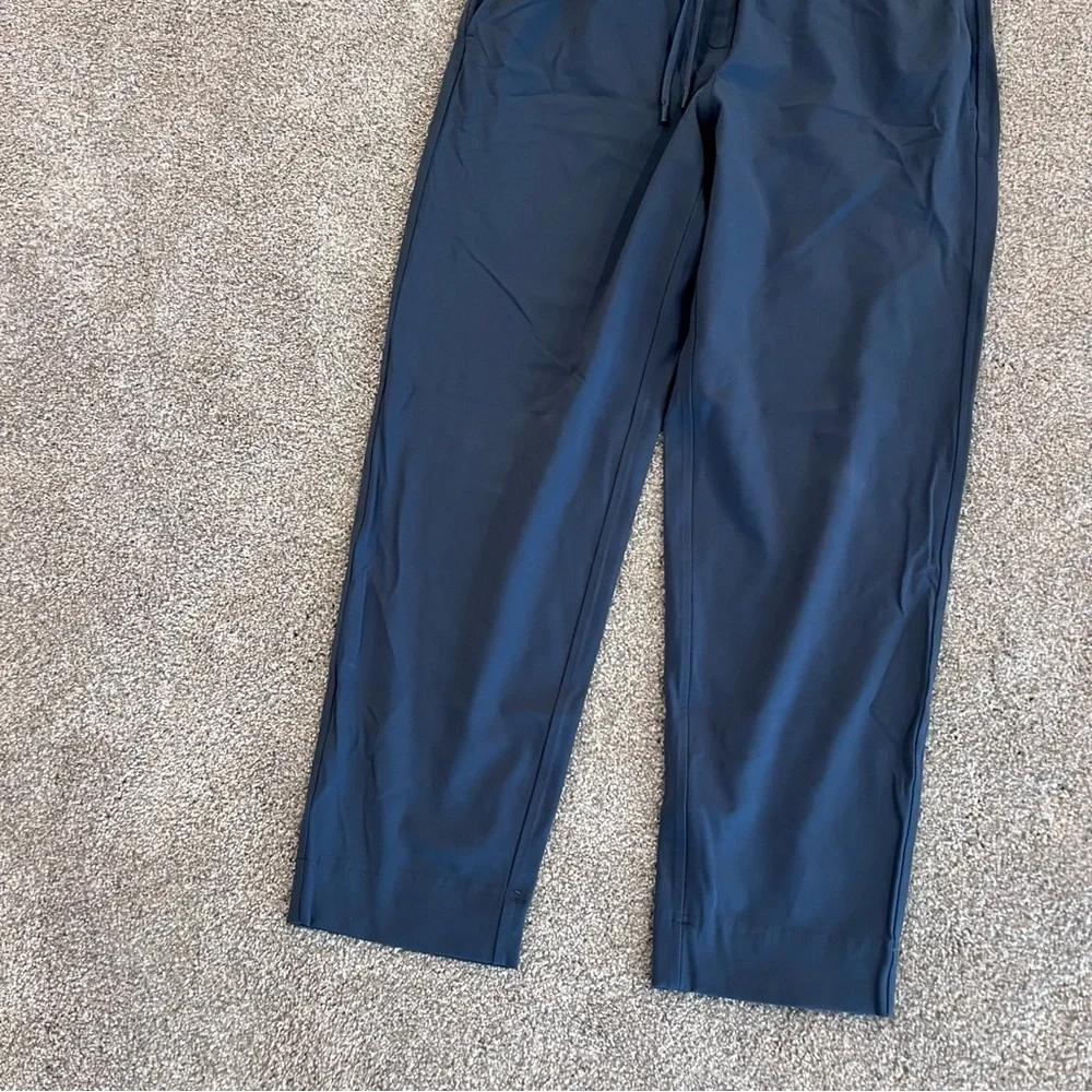 Lululemon Tapered Leg Mid Rise Pants 7/8 Length Blue Women’s Size Small W5GITS,